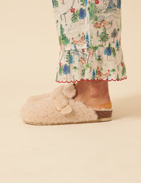Genuins Cream Sheepskin Slippers