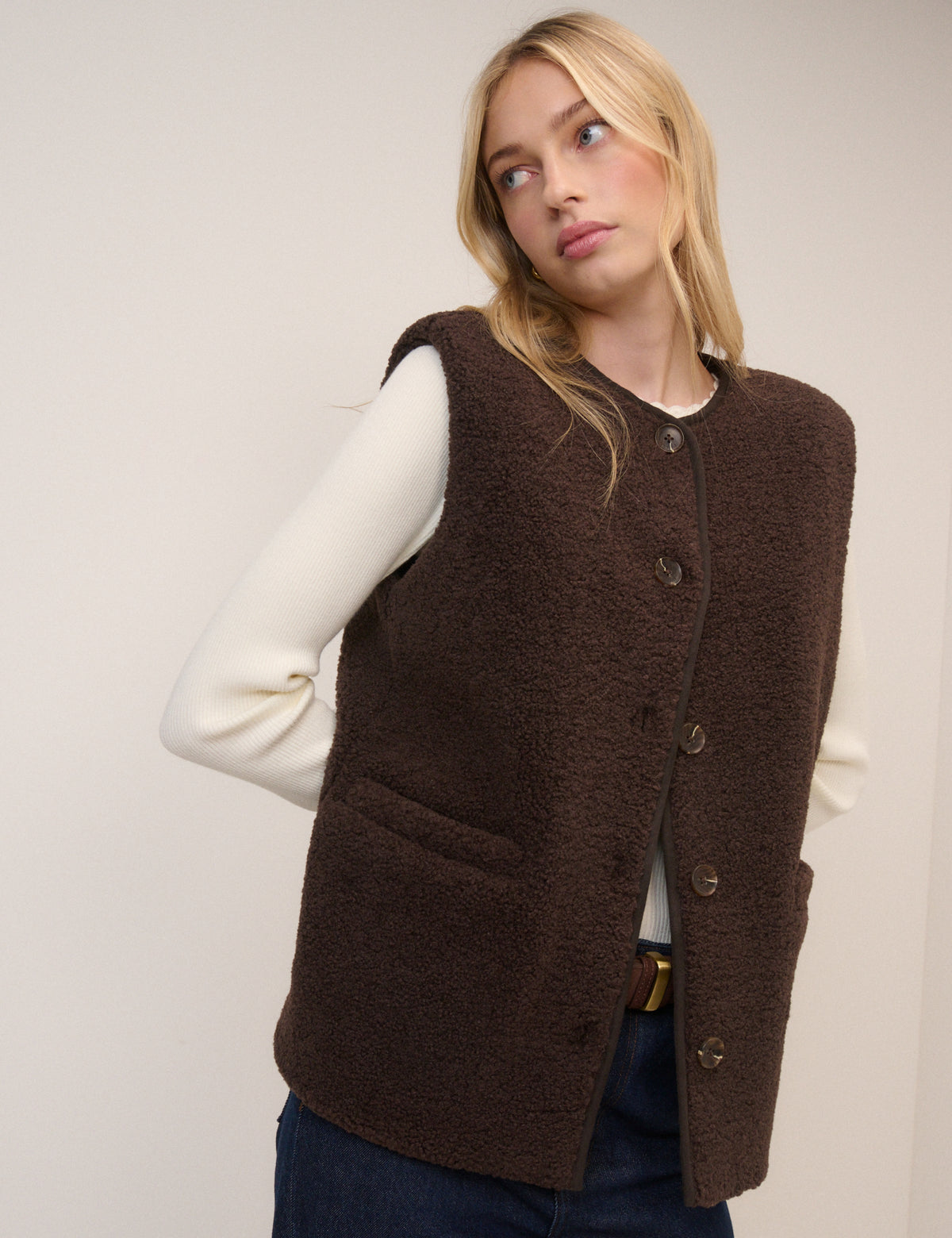 Brown Borg Gilet