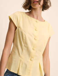 Butter Yellow Gretchen Top