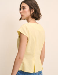 Butter Yellow Gretchen Top