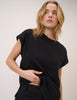 Black Cap Sleeve T-Shirt
