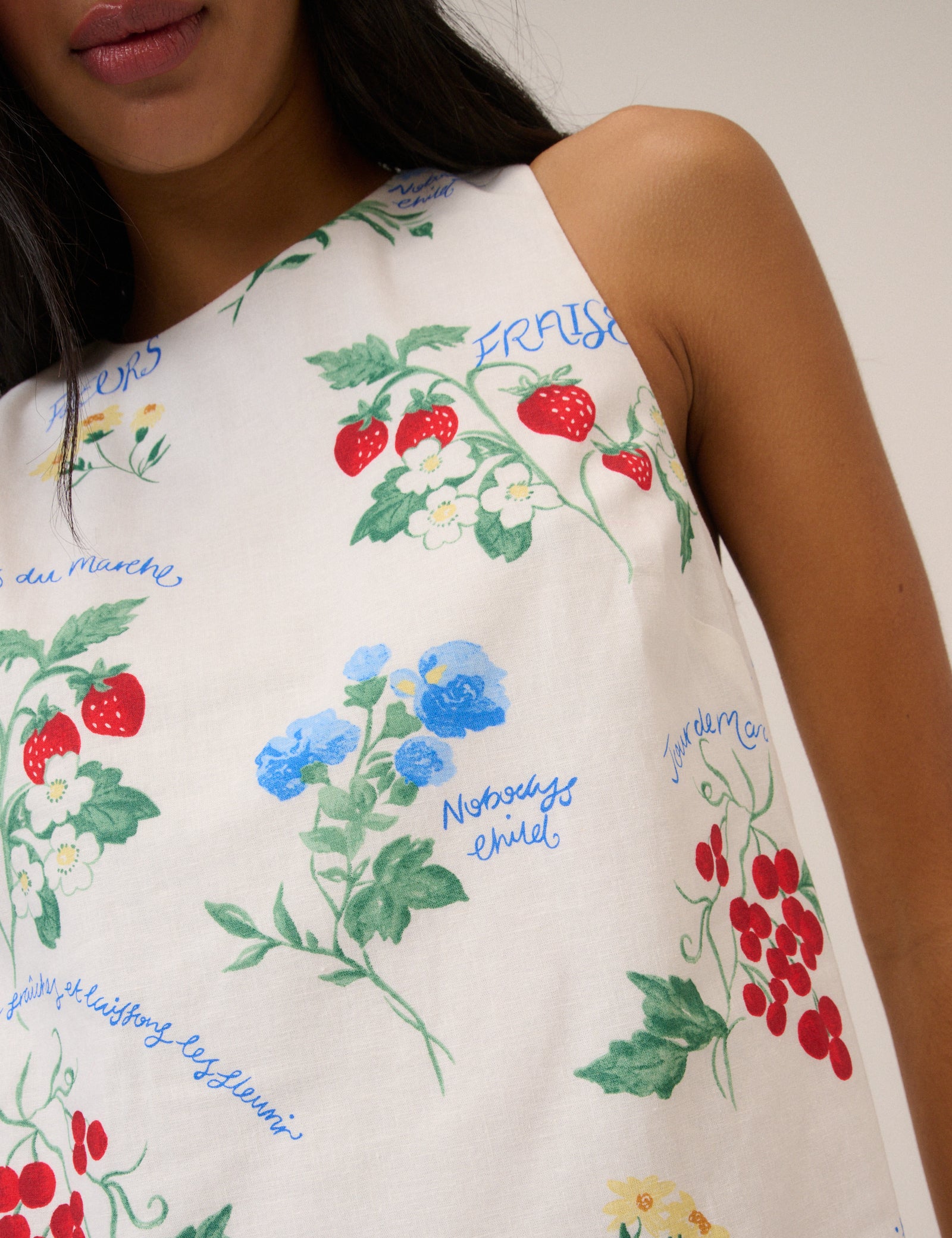 White Printed Palermo Mini Dress