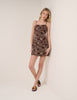 Brown Floral Palma Mini Dress