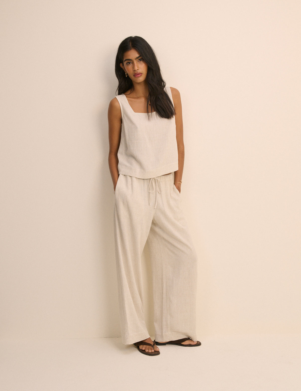 Stone Square Neck Swing Top