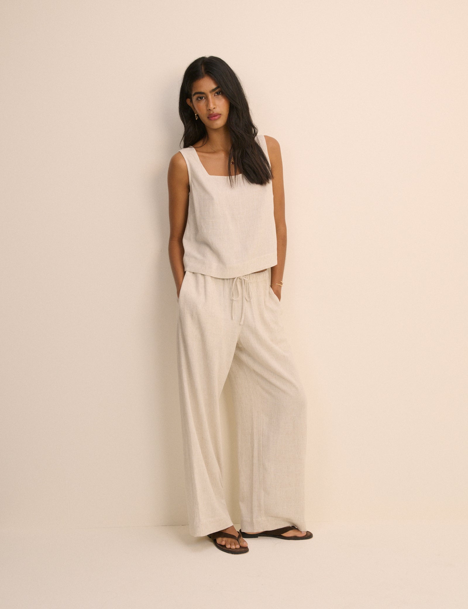 Stone Square Neck Swing Top
