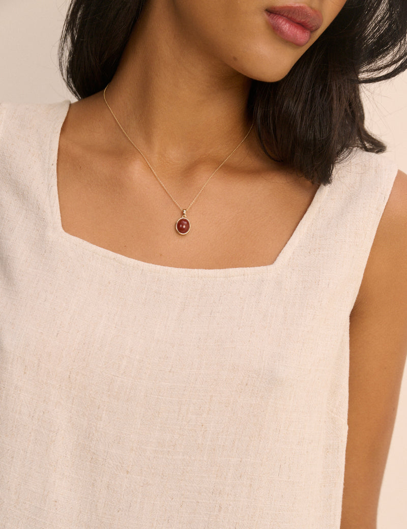Stone Square Neck Swing Top