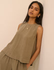 Khaki Swing Top