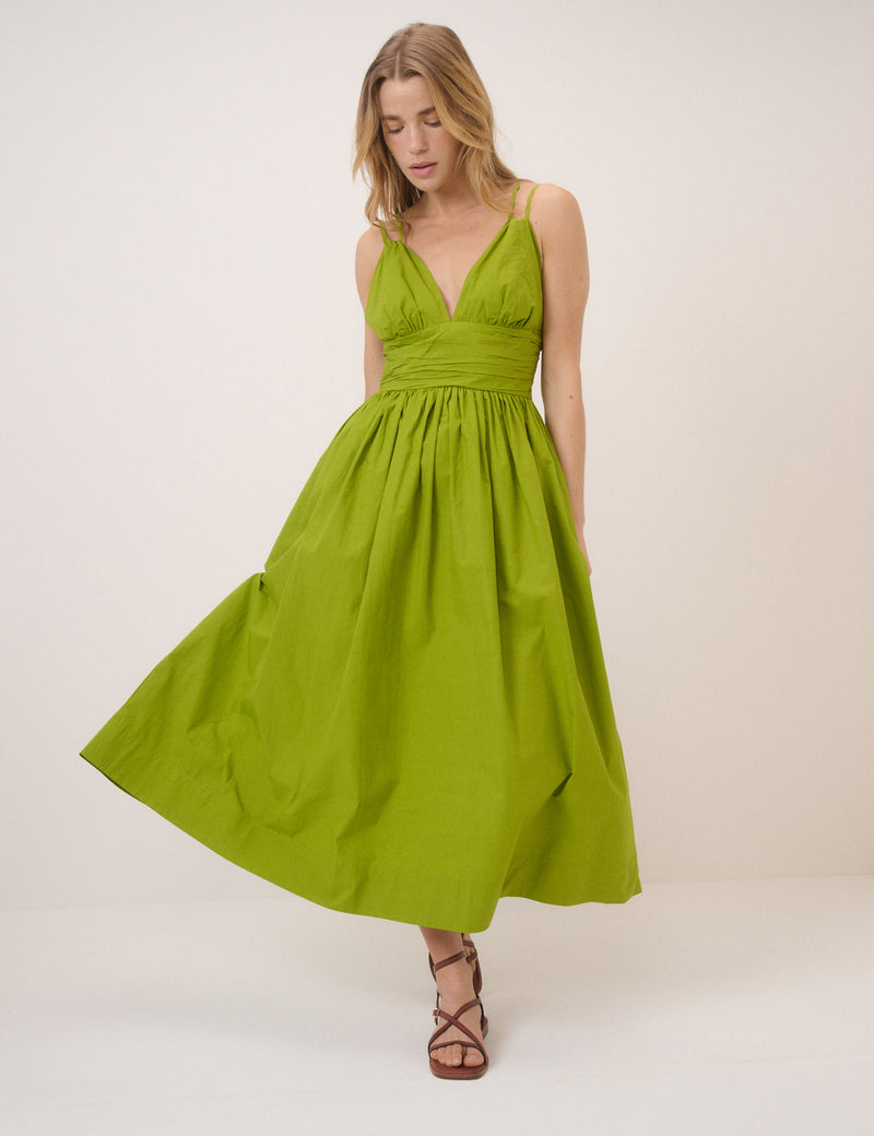 Green Dua Midi Dress