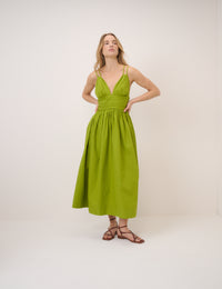 Green Dua Midi Dress