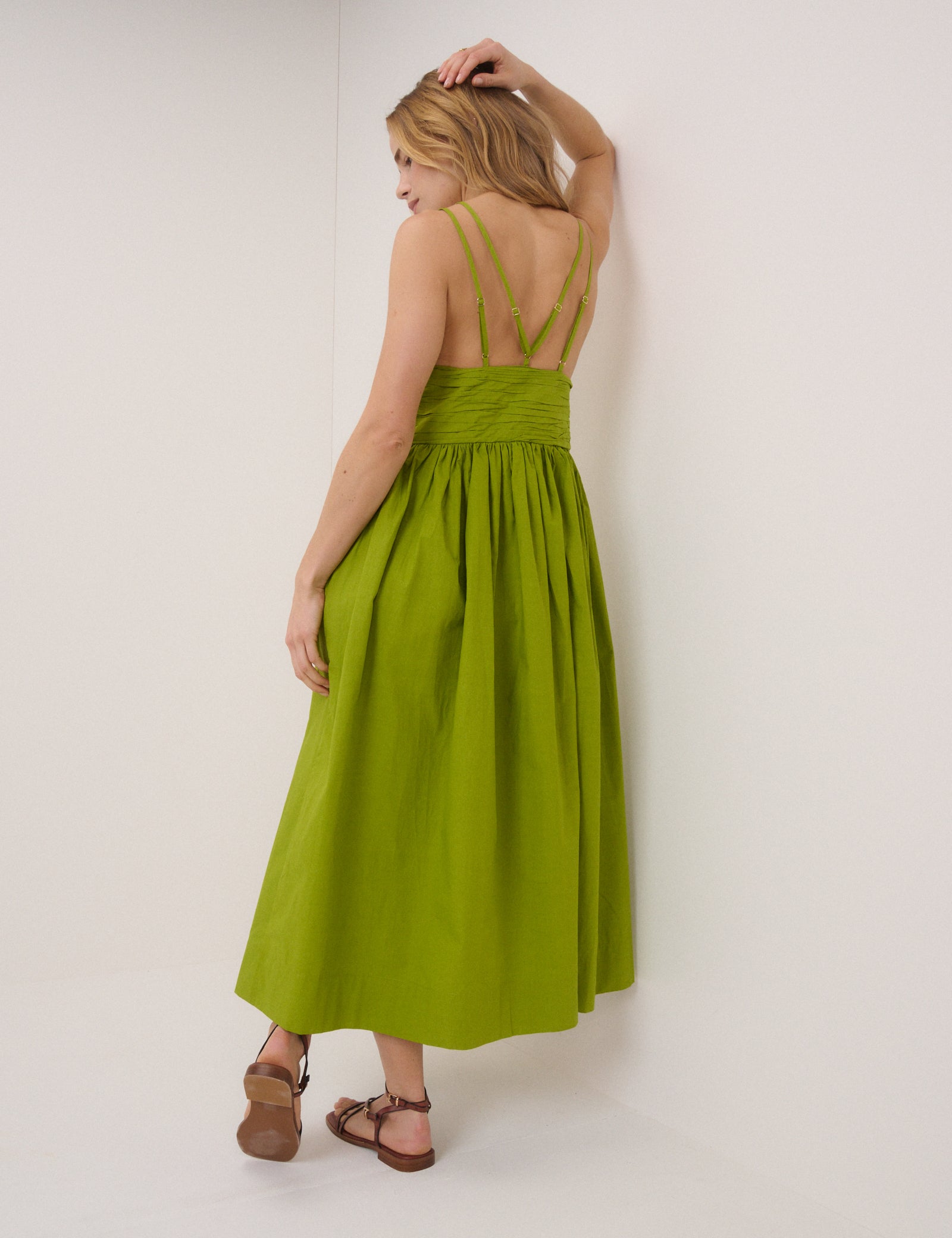 Green Dua Midi Dress Green Dua Midi Dress