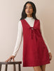 Red Cord Nila Shift Mini Dress
