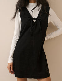 Black Cord Nila Shift Mini Dress