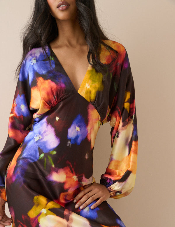 Floral Allura Midi Dress