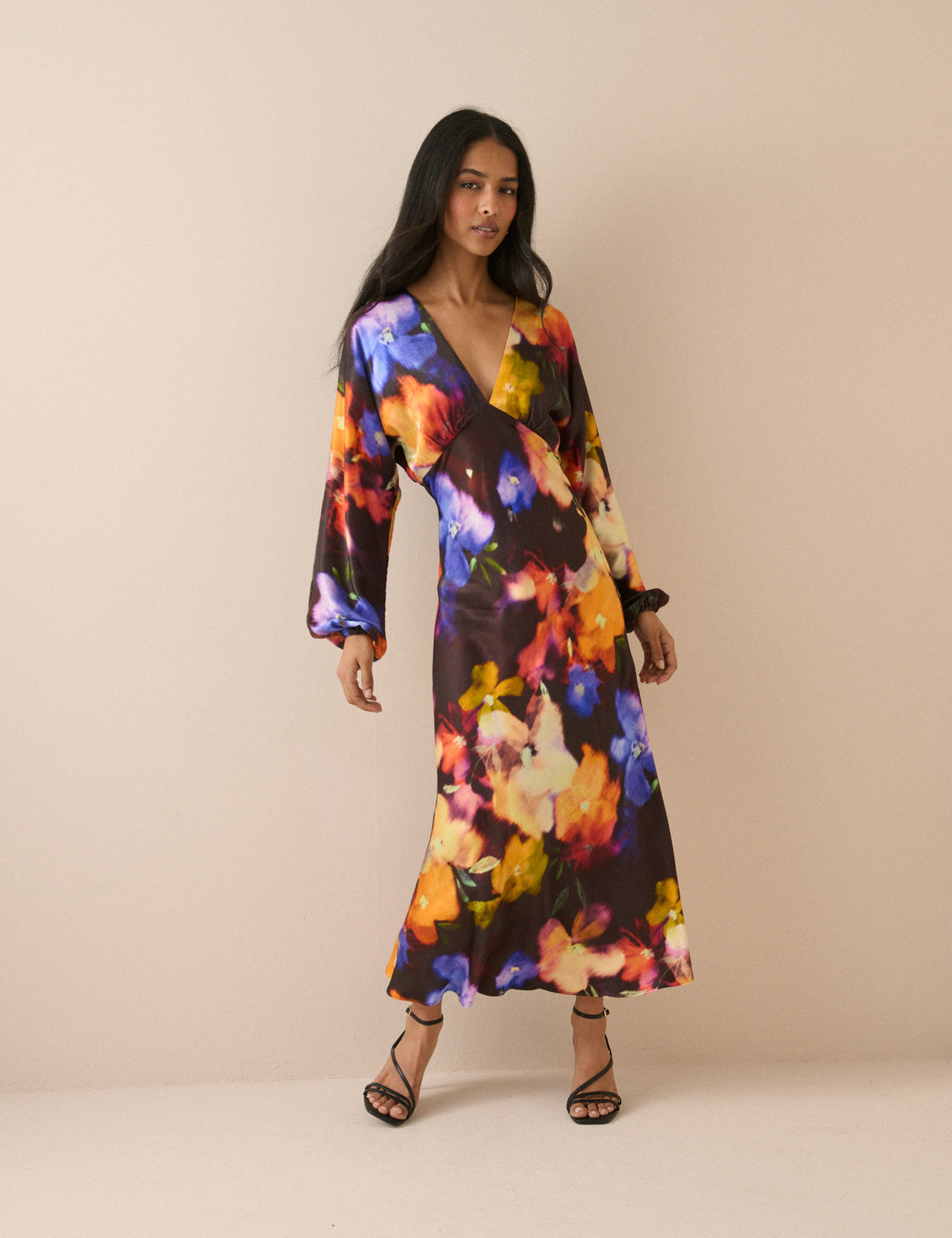 Floral Allura Midi Dress