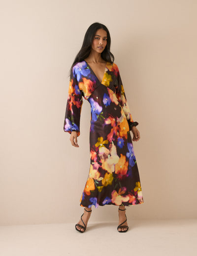 Floral Allura Midi Dress