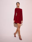 Red Velvet Joelle Mini Dress