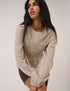 Yellow Check Shirred Blouse