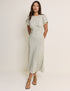 Blue Ditsy Floral Sicily Midi Dress