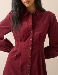 Red Cord Montego Midi Dress