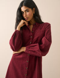 Red Cord Montego Midi Dress
