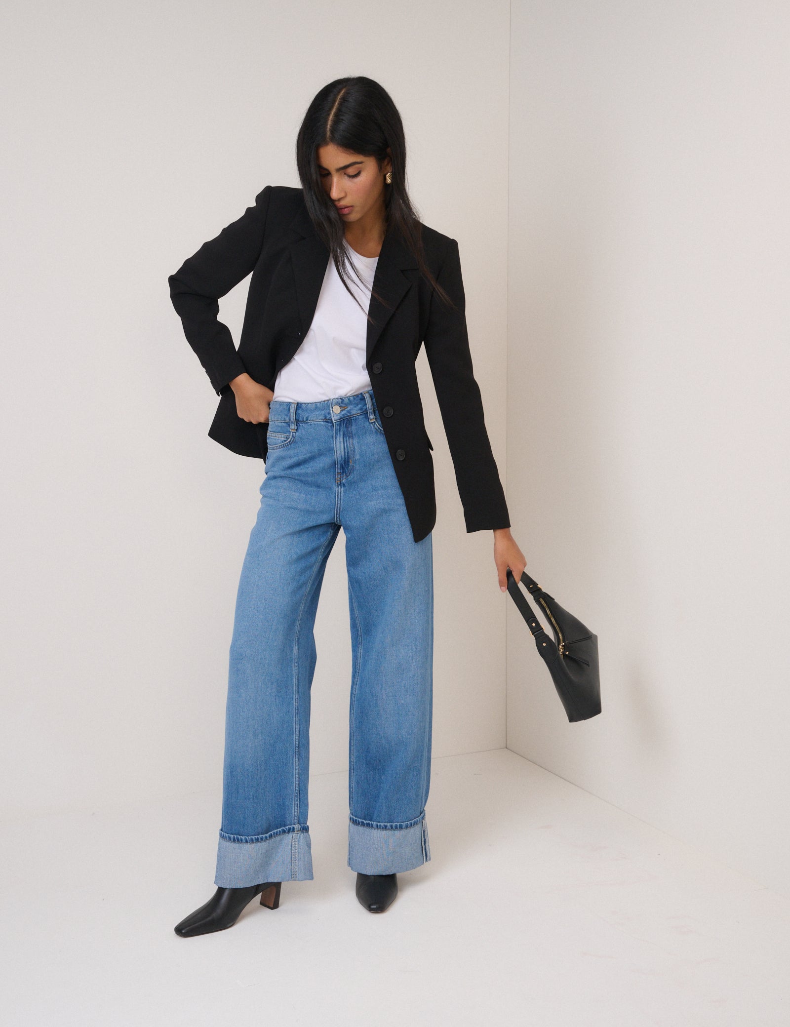 Black Cinched Blazer