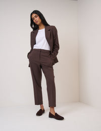 Brown Cigarette Trousers