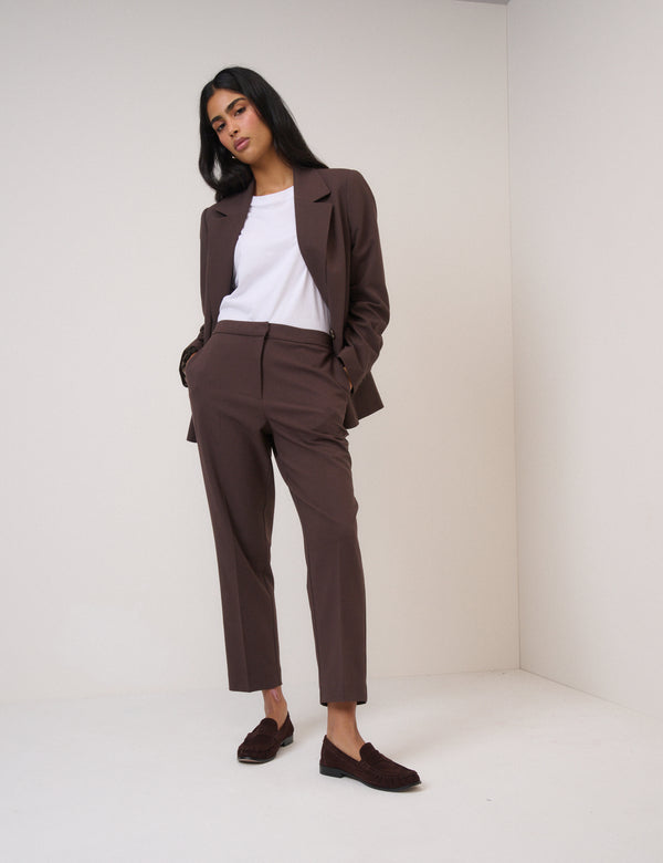 Brown Cigarette Trousers