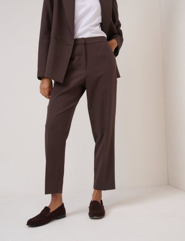 Brown Cigarette Trousers