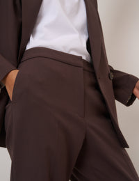 Brown Cigarette Trousers