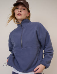 Blue Half Zip Fleece