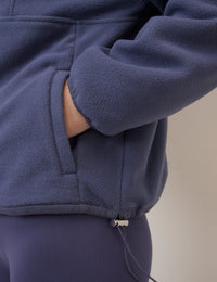 Blue Half Zip Fleece