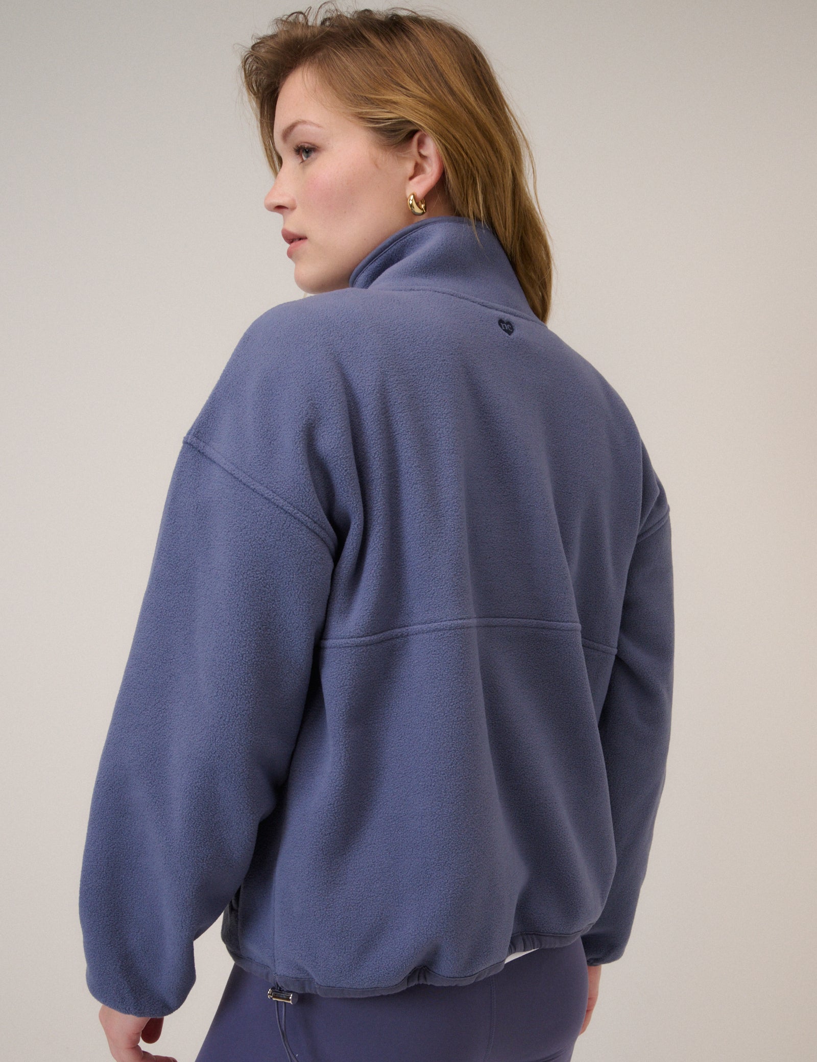Blue Half Zip Fleece