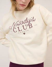 Cream Nobody's Club Sweatshirt