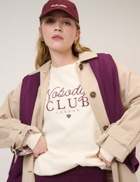 Cream Nobody's Club Sweatshirt