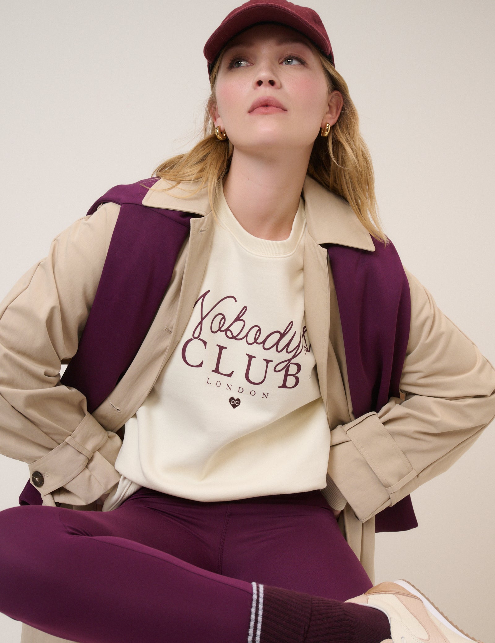 Cream Nobody's Club Sweatshirt