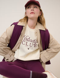 Cream Nobody's Club Sweatshirt