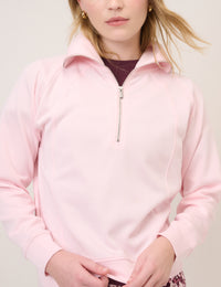 Pink Quarter Zip Jumper