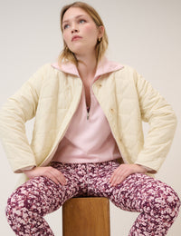 Pink Quarter Zip Jumper