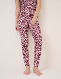 Pink Floral Athleisure Leggings