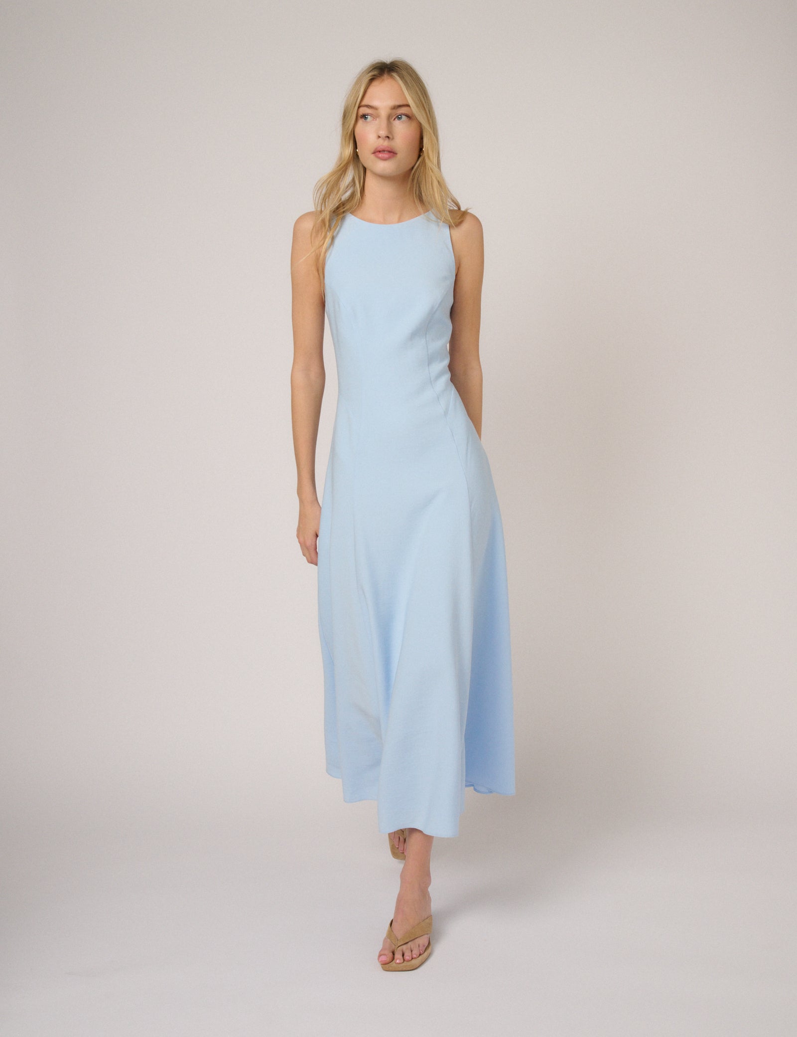 Light Blue Reign Midi Dress Light Blue Reign Midi Dress