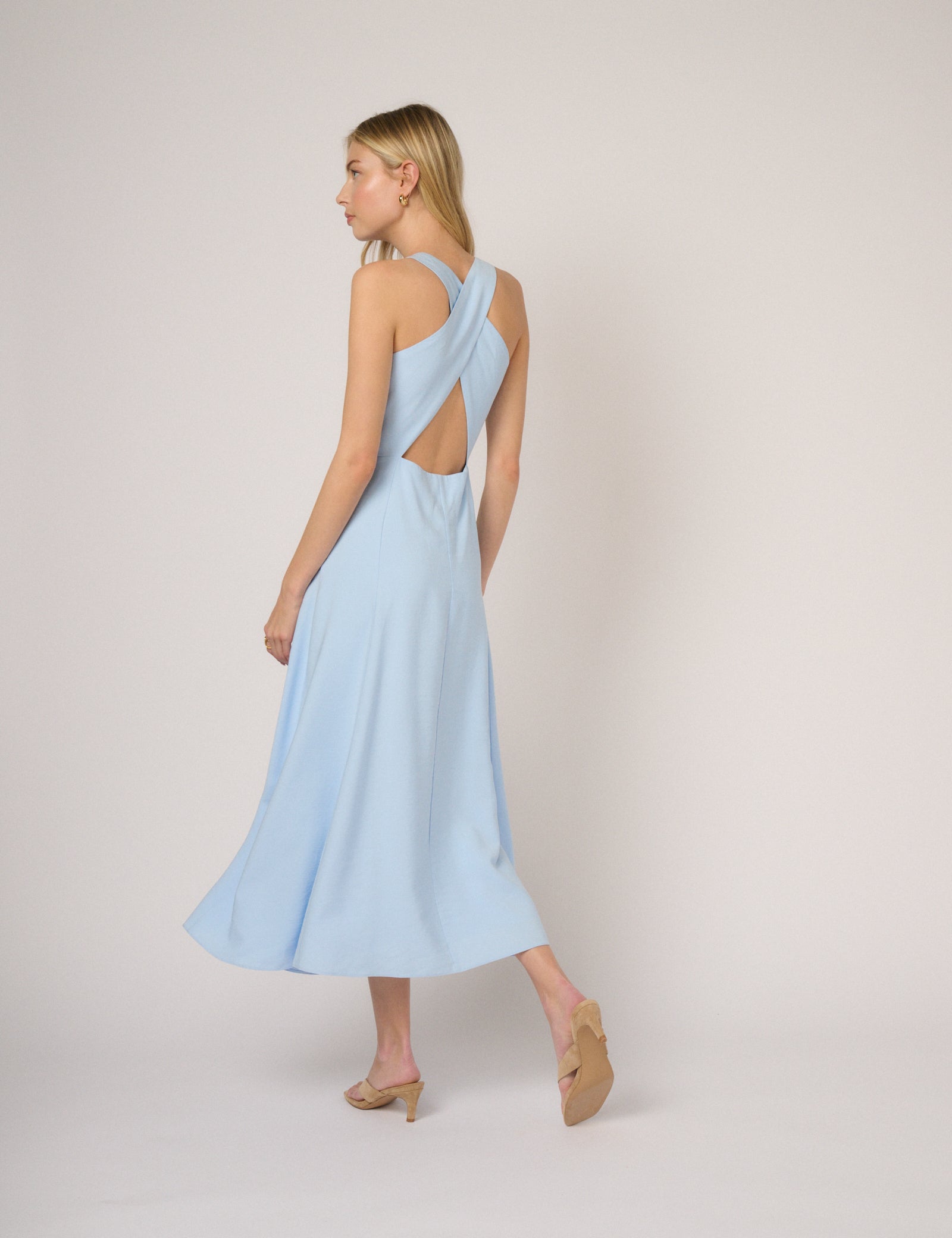 Light Blue Reign Midi Dress Light Blue Reign Midi Dress