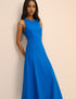 Cobalt Blue Reign Midi Dress