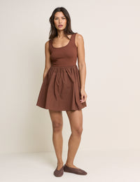 Brown Colorado Mini Dress