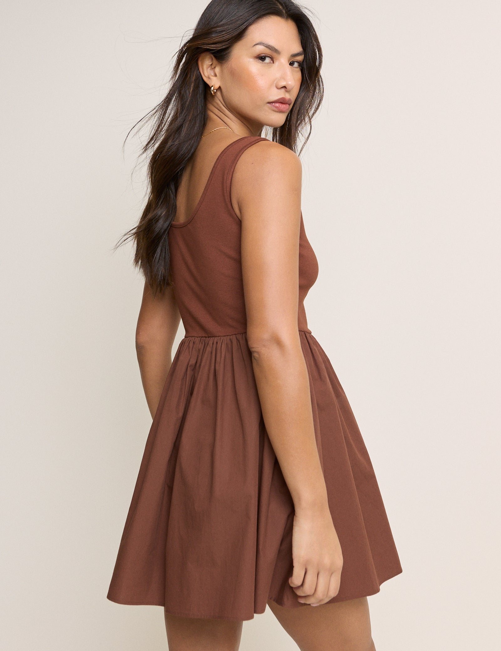 Brown Colorado Mini Dress