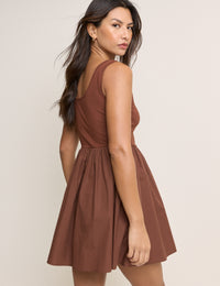 Brown Colorado Mini Dress