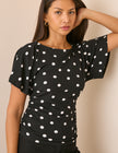 Grown On Neck Printed Top
