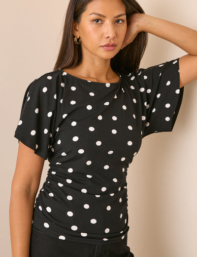 Grown On Neck Printed Top