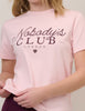 Pink Nobody's Club Graphic T-Shirt