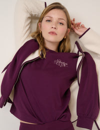 Burgundy Nobody's Club Graphic T-Shirt