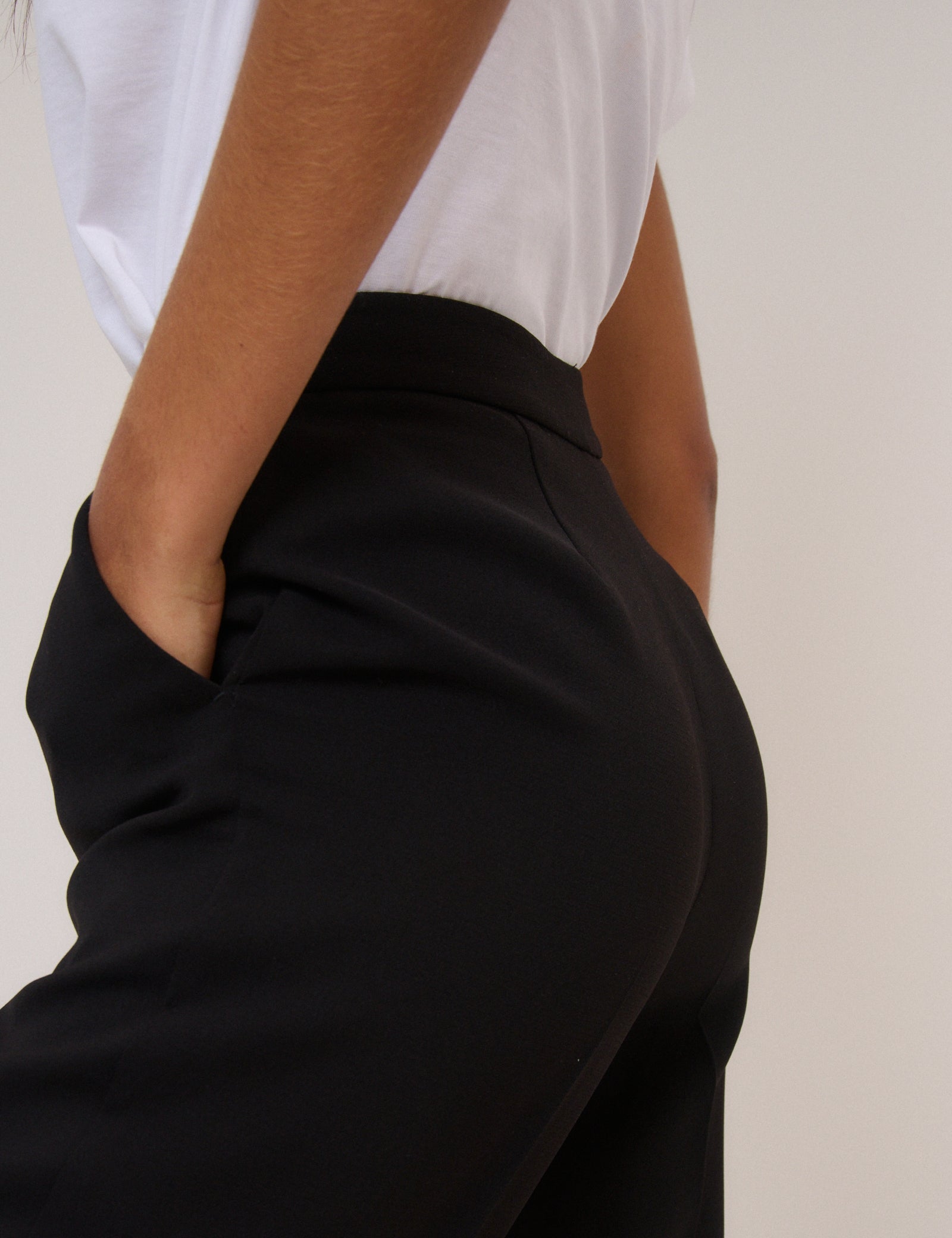 Black Cigarette Trousers